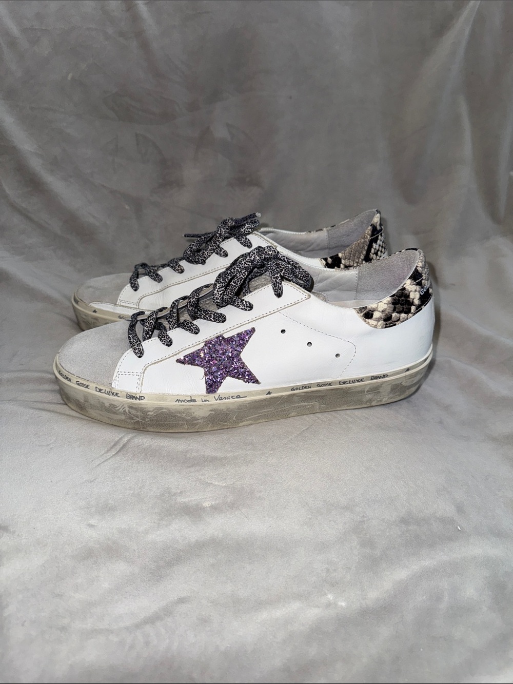 Golden Goose Private Edition Hi Star Leather Sneakers size 41 - Picture 4 of 9
